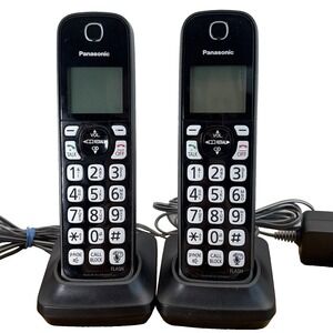 Lot of 2 Panasonic KX-TGDA51 Cordless Phone Handset  w/ Charger PNLC1077